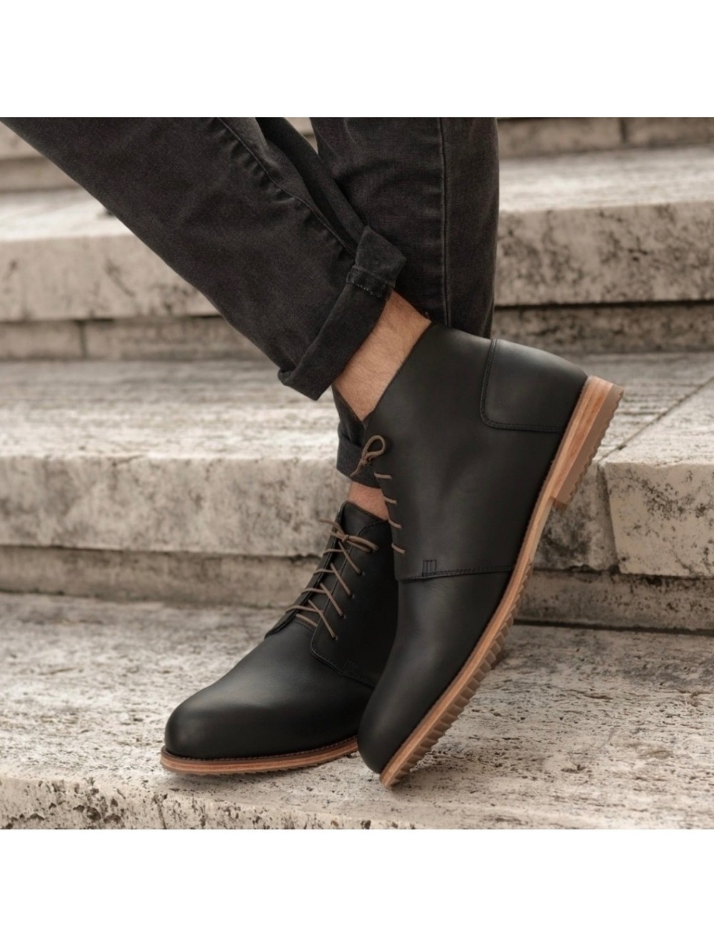 NISOLO Everyday Chukka Boot in Black Men’s Size 13